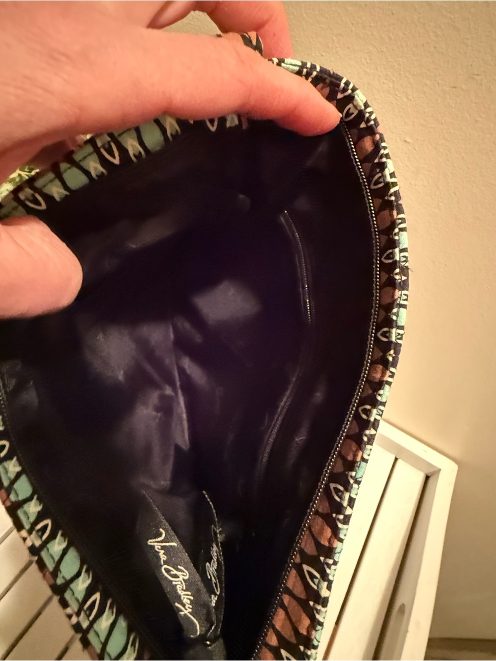 Vera Bradley Retired Sierra Stream Crossbody Handbag EUC - Picture 7 of 9